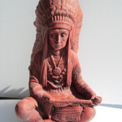 Indian Statue 17"h.