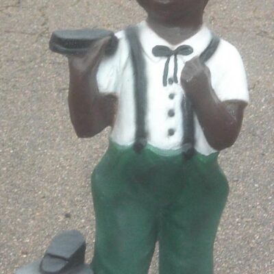Shoeshine boy 20''h.