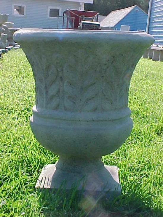 Acanthus planter 20”h. – Lambe Concrete – Handcrafted Concrete Products