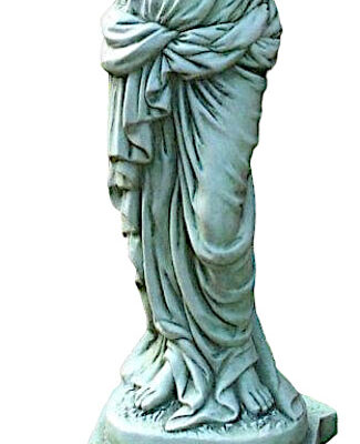 Roman Girl on Base with Water Jug 36"