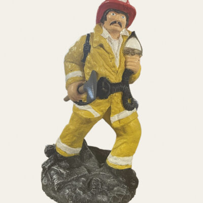Fireman with axe 17"h.