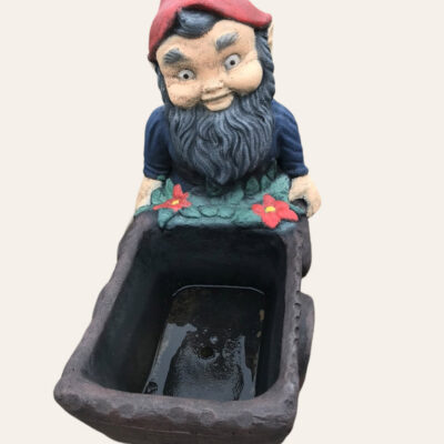 Elf w- barrow planter 18''h.