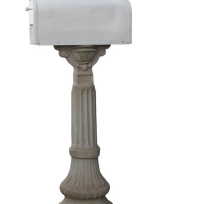 Mail box post 36''h.