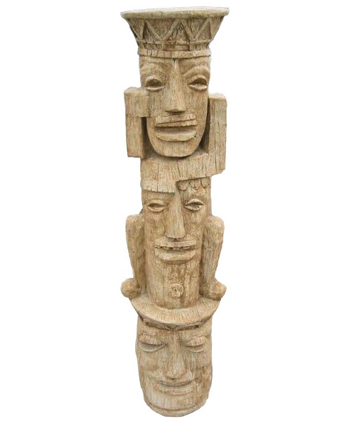 Totem pole 40″ – Lambe Concrete – Handcrafted Concrete Products