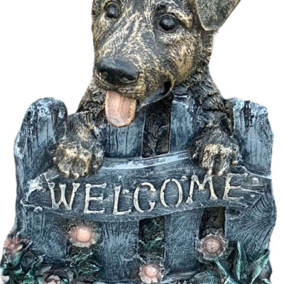 Welcome Dog 14"h.