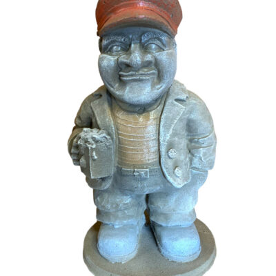 Fisher with mug 11"h.