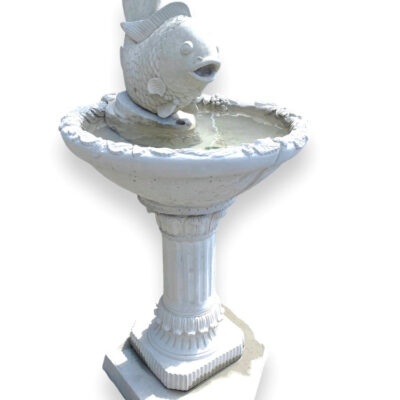 Fish Forward Fountain with Laurie Bowl and Base