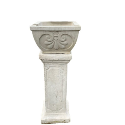 Normandy Planter on Rustic Column
