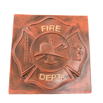 Fire Square Stone 10”