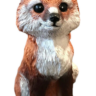 Fox sitting 9"h.