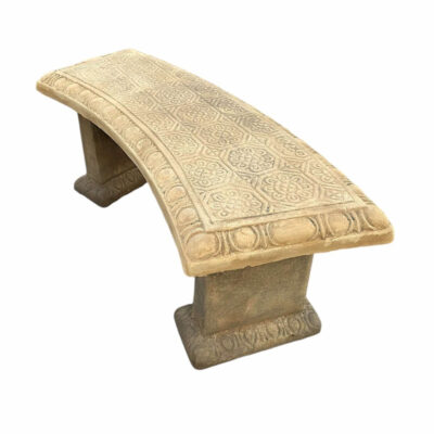 Curved Fluted Bench 14_ x 40_L