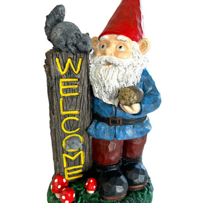 Gnome Welcome Sign & Animals