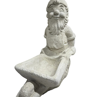 Gnome with Wheelbarrow 30h"
