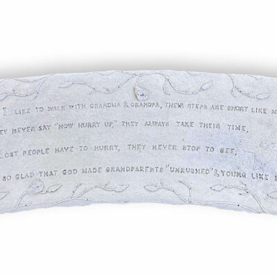 Grandparents Bench Top