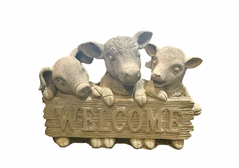 Farm Animals Welcome Sign 16w