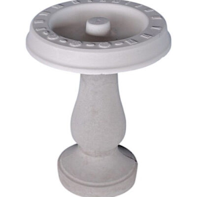 Sundial Birdbath