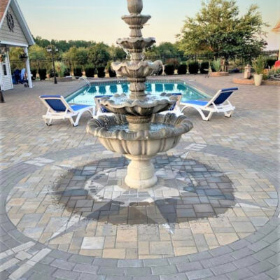 Large 5-Tier Fountain Incl Pump