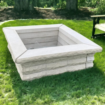 Fire Pit Square 4h sections, 4 Pieces make a square