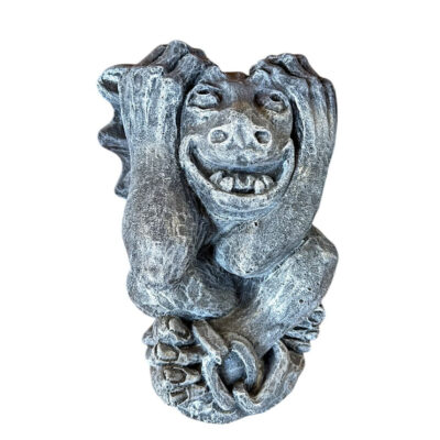 See No Evil gargoyle 14"h.